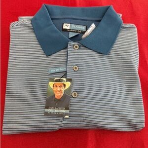 ⭐️⭐️Jos. A. Bank’s Blue Striped Men’s Polo Short Sleeve Shirt “NEW”⭐️⭐️